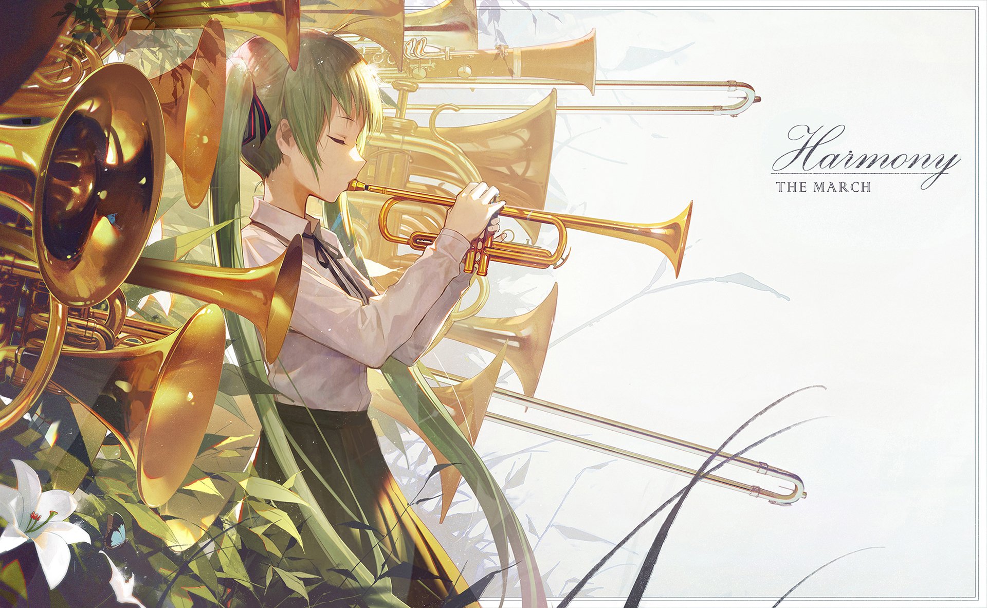 Hatsune Miku Trumpet - HD Wallpaper 