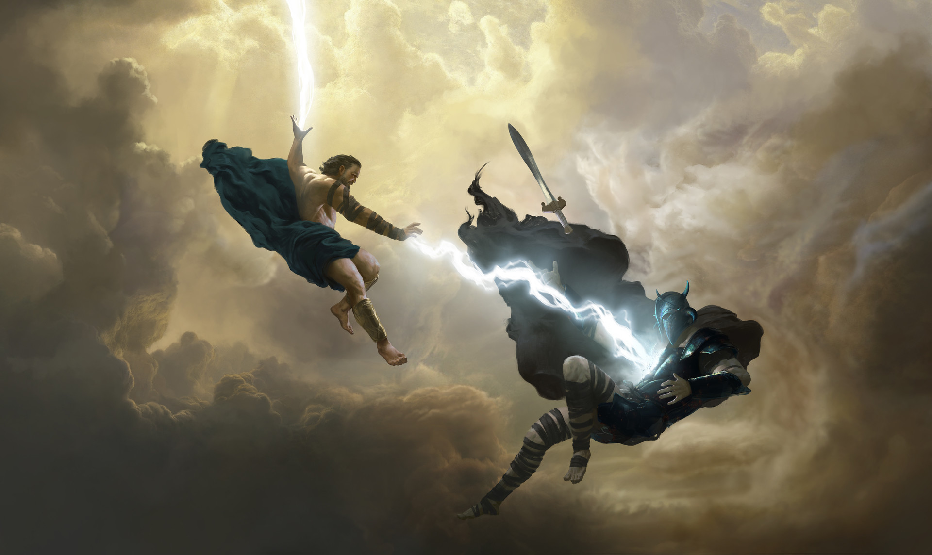Zeus In Wonder Woman Movie - HD Wallpaper 