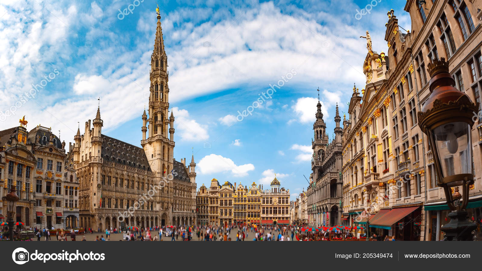 Grand Place, Brussels Town Hall - HD Wallpaper 