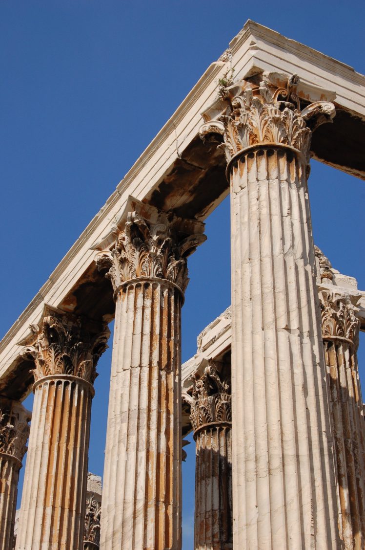 Temple Of Olympian Zeus - HD Wallpaper 