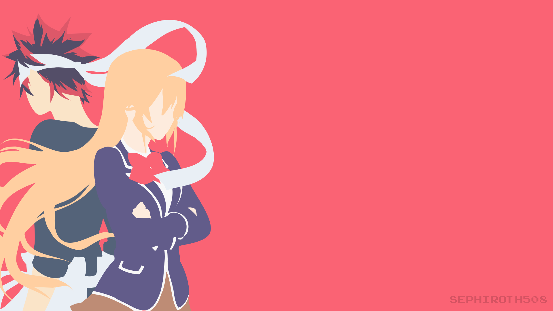 Shokugeki No Soma Minimalist - HD Wallpaper 
