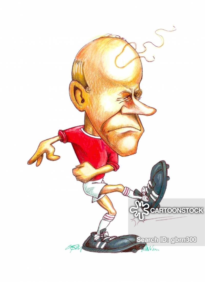 Old Football Player Cartoon - HD Wallpaper 