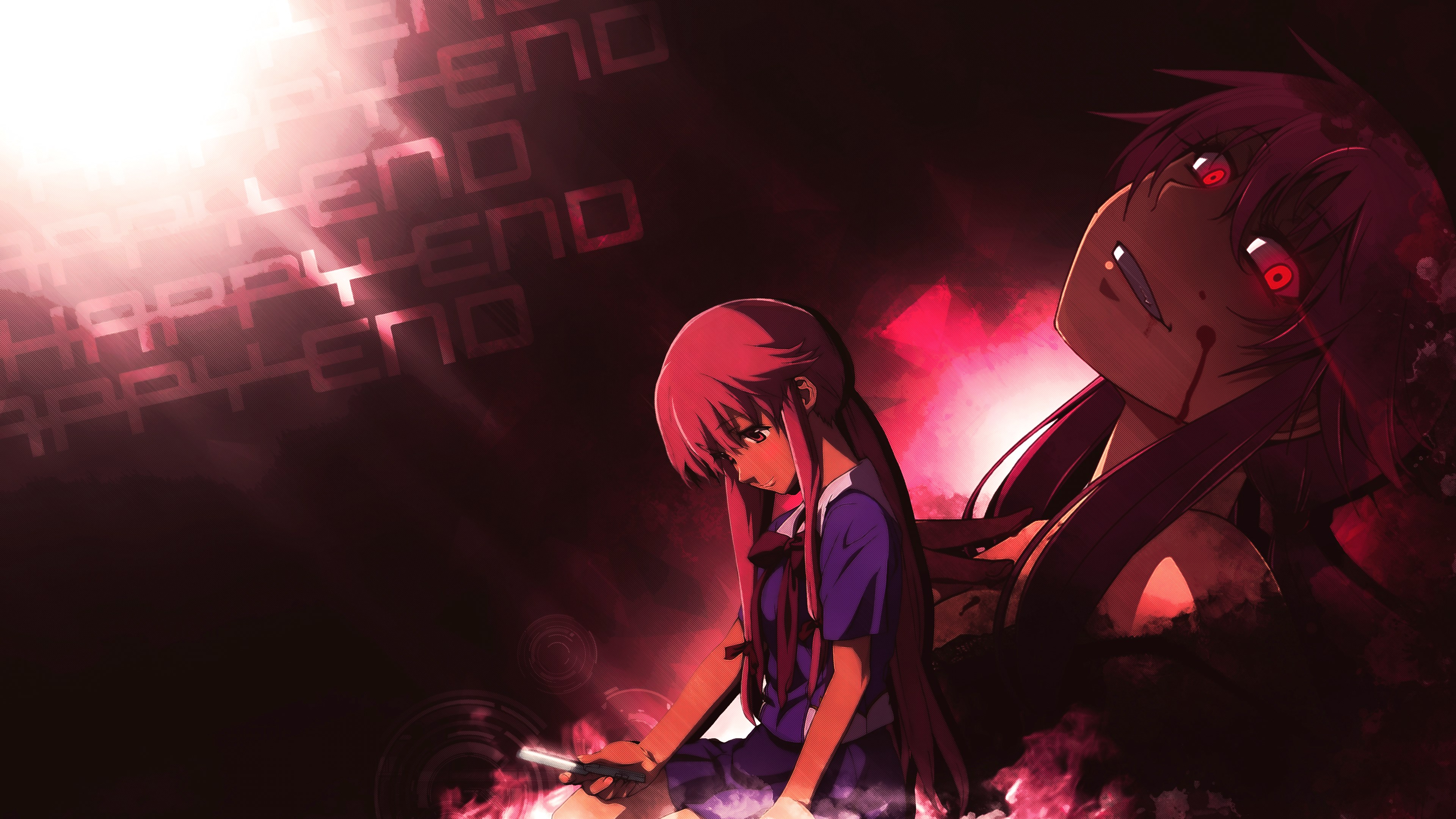 Yuno Gasai Wallpaper 4k - HD Wallpaper 