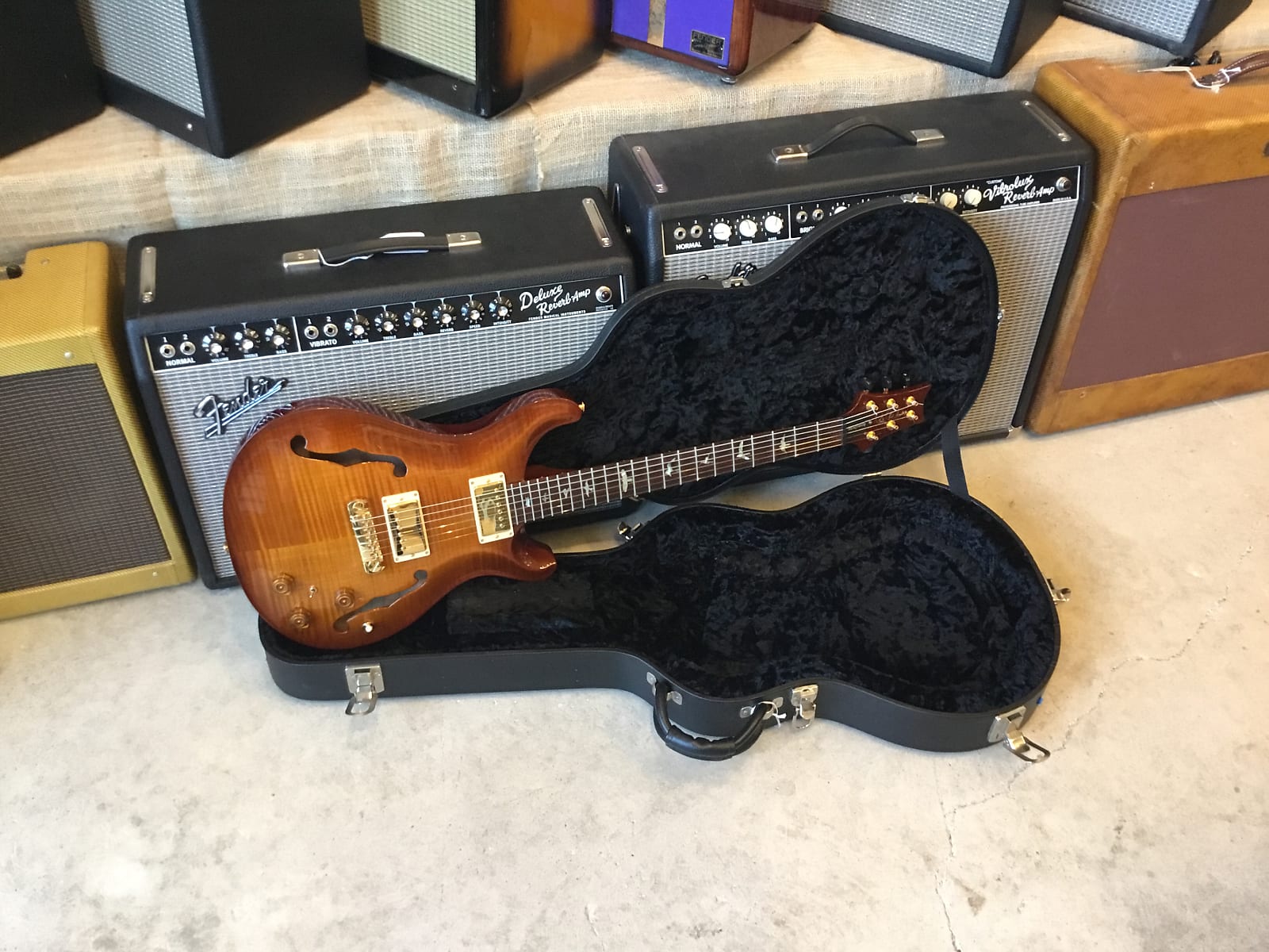 Prs Mccarty Hollowbody Ii - Bass Guitar - HD Wallpaper 