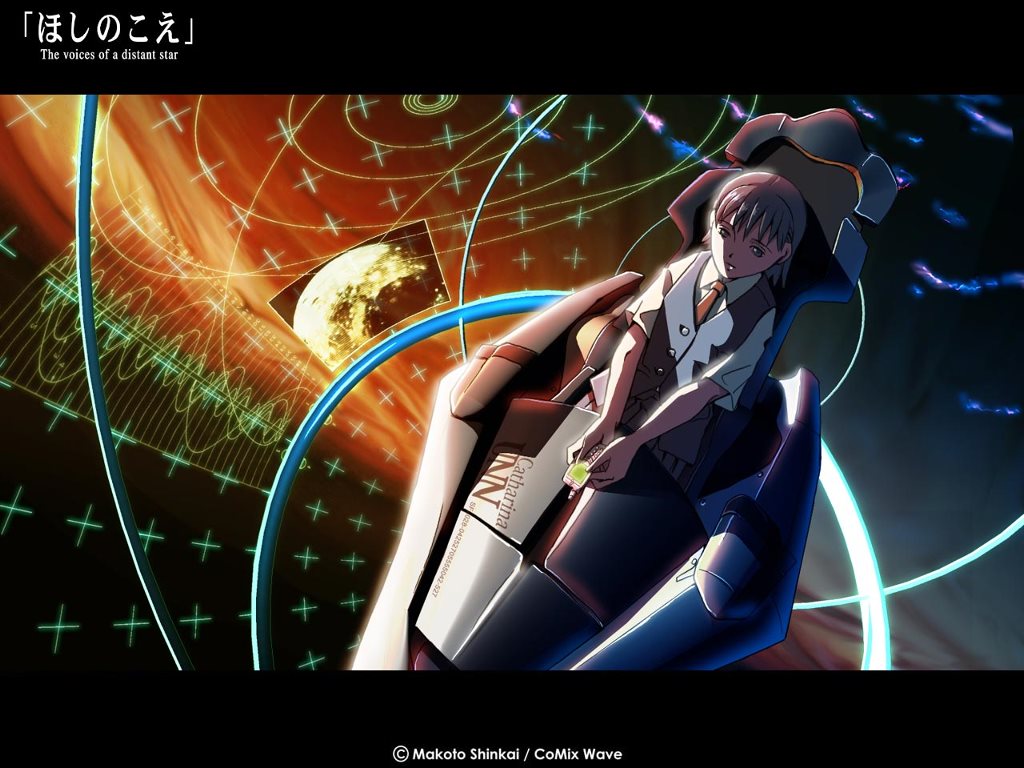 Hoshi No Koe - Voices Of A Distant Star Makoto Shinkai - HD Wallpaper 