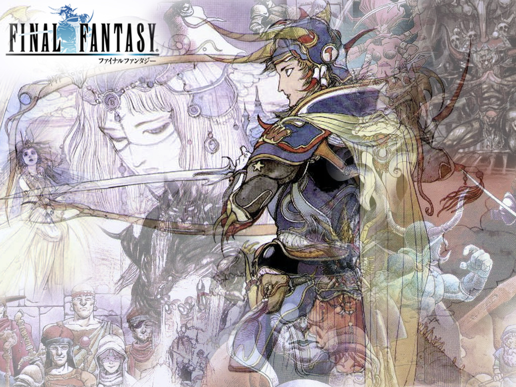 Final Fantasy Concept Art Yoshitaka Amano - HD Wallpaper 
