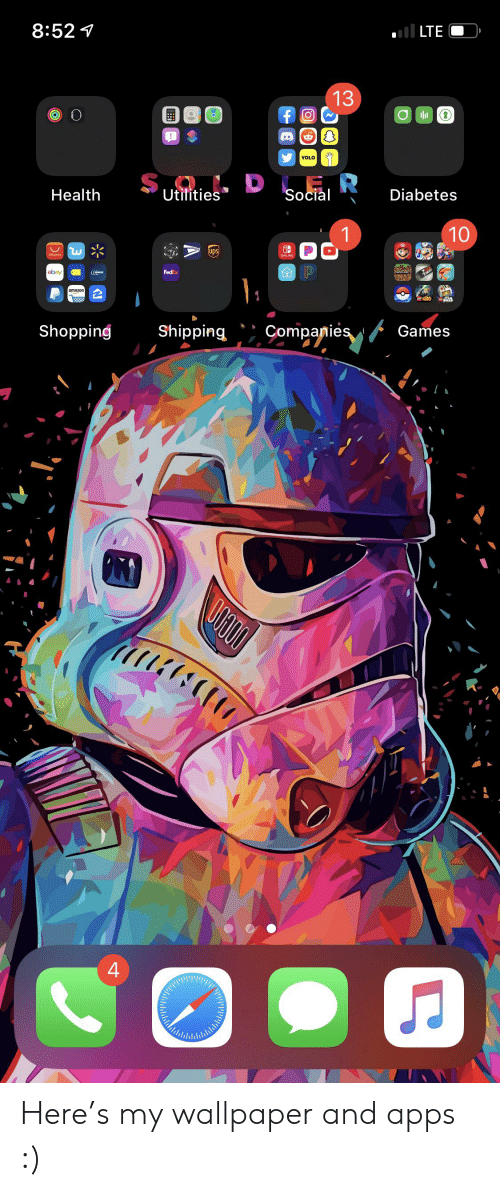 Shopping, Ups, And Yolo - Amoled Wallpaper Hd - HD Wallpaper 