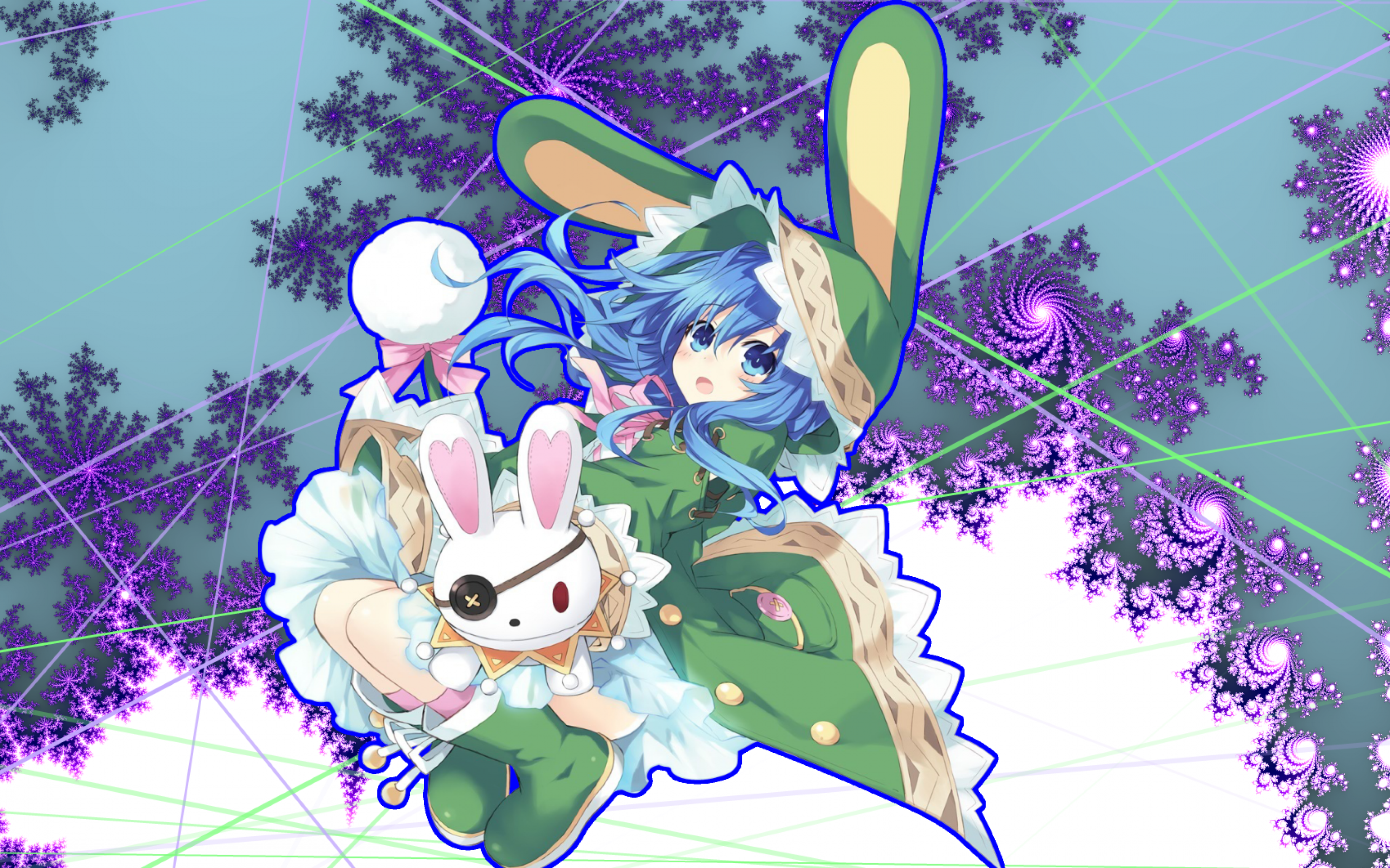 Date A Live, Yoshino, Loli, Blue Hair - HD Wallpaper 