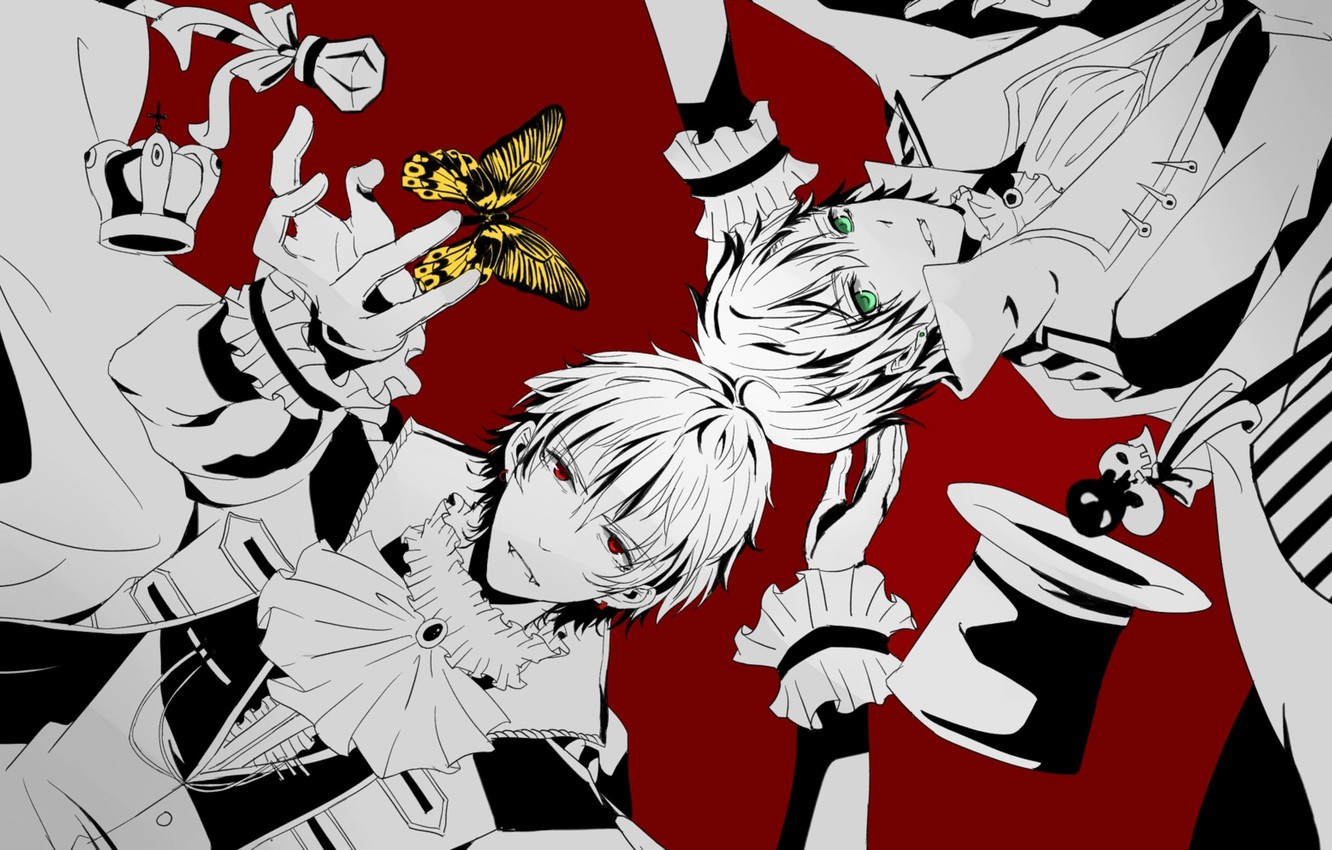 Photo Wallpaper Guys, Two, Mahiro Fuwa, Zetsuen No - Blast Of Tempest - HD Wallpaper 