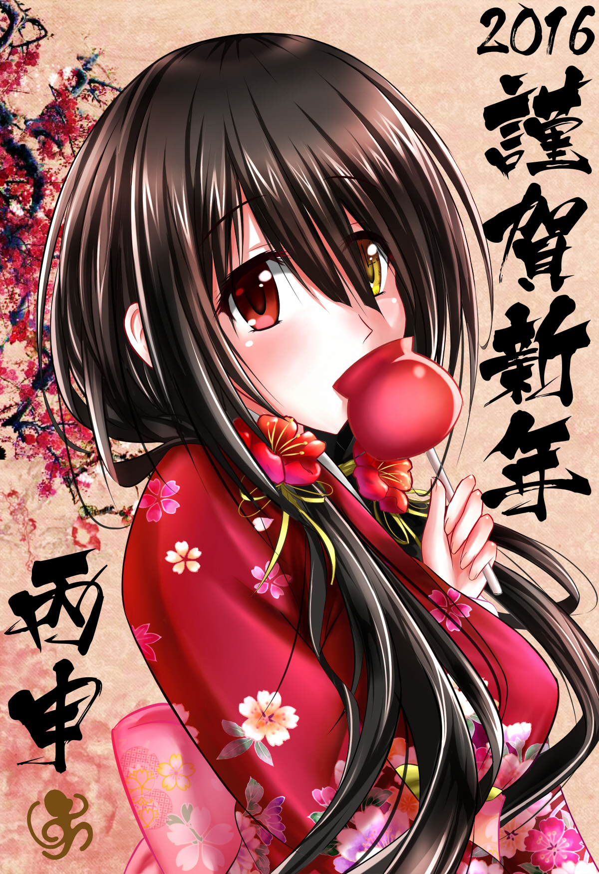 Kurumi Tokisaki New Years - HD Wallpaper 