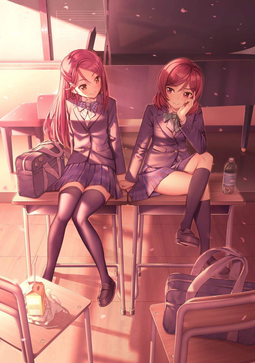 Riko Sakurauchi Maki Nishikino - HD Wallpaper 