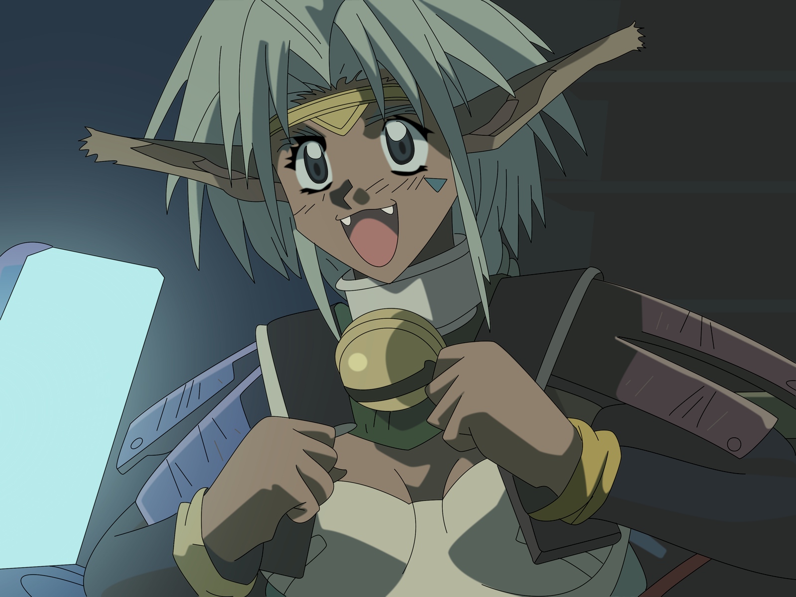 Aisha Clanclan Outlaw Star - Cartoon - HD Wallpaper 