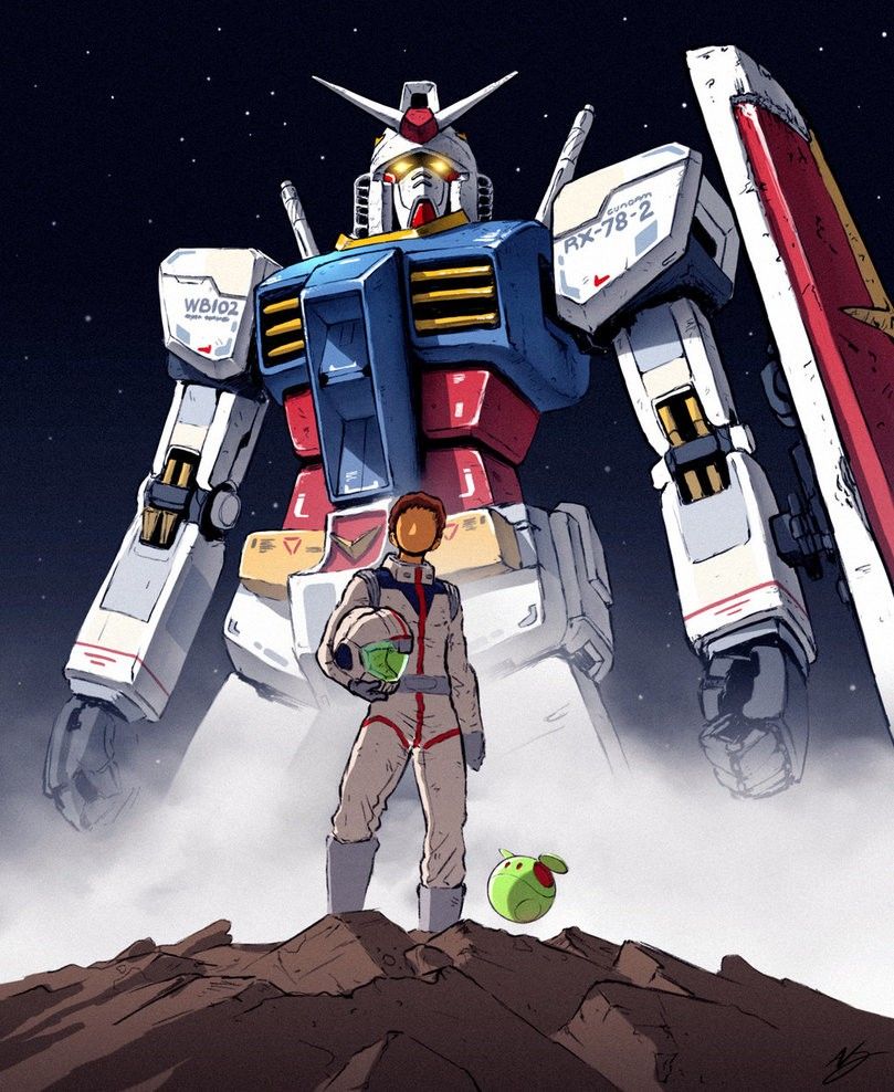 Art Gundam Rx 78 2 - HD Wallpaper 