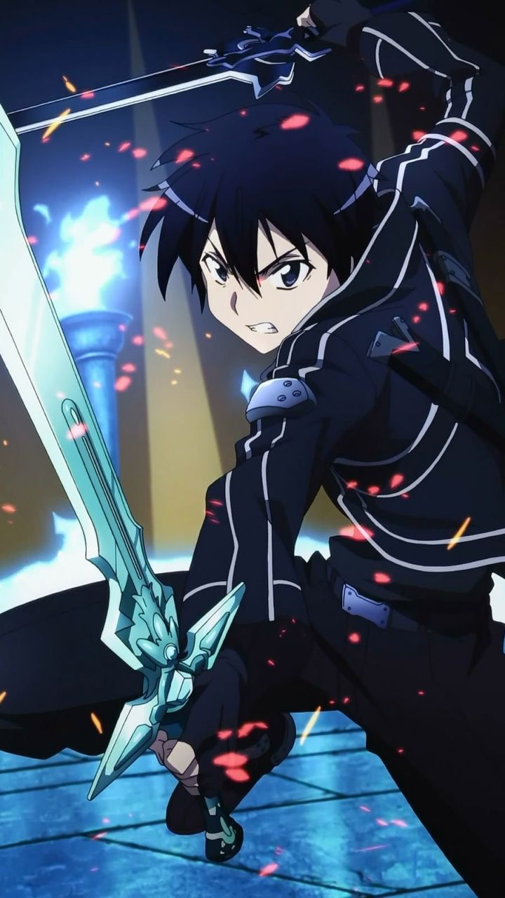 Sao Live Wallpaper - Kirito Wallpaper Iphone - HD Wallpaper 