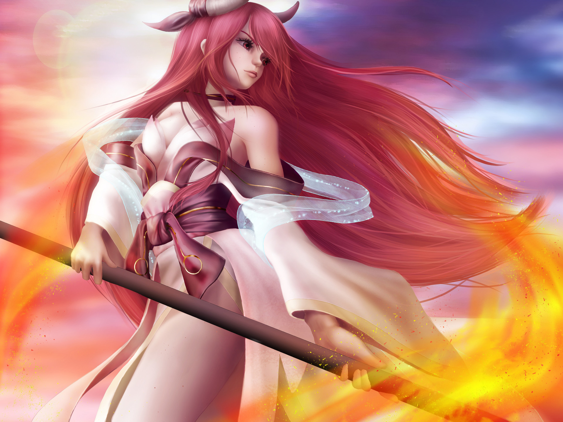 Itsuka Kotori Efreet 3d - HD Wallpaper 