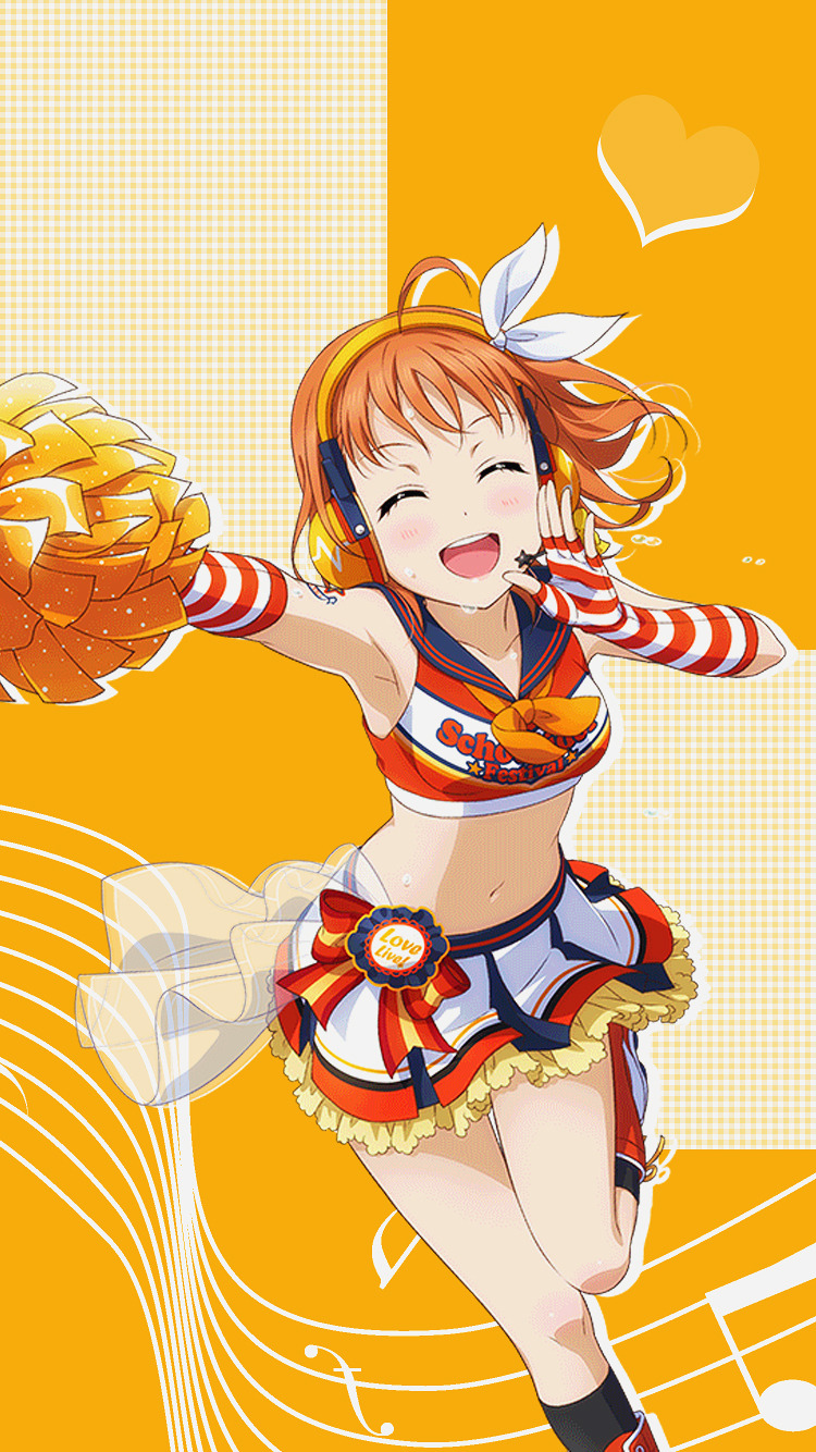 Wallpapers Aqours Cheerleaders Set Idolized Part 2 - Lovelive Chika - HD Wallpaper 