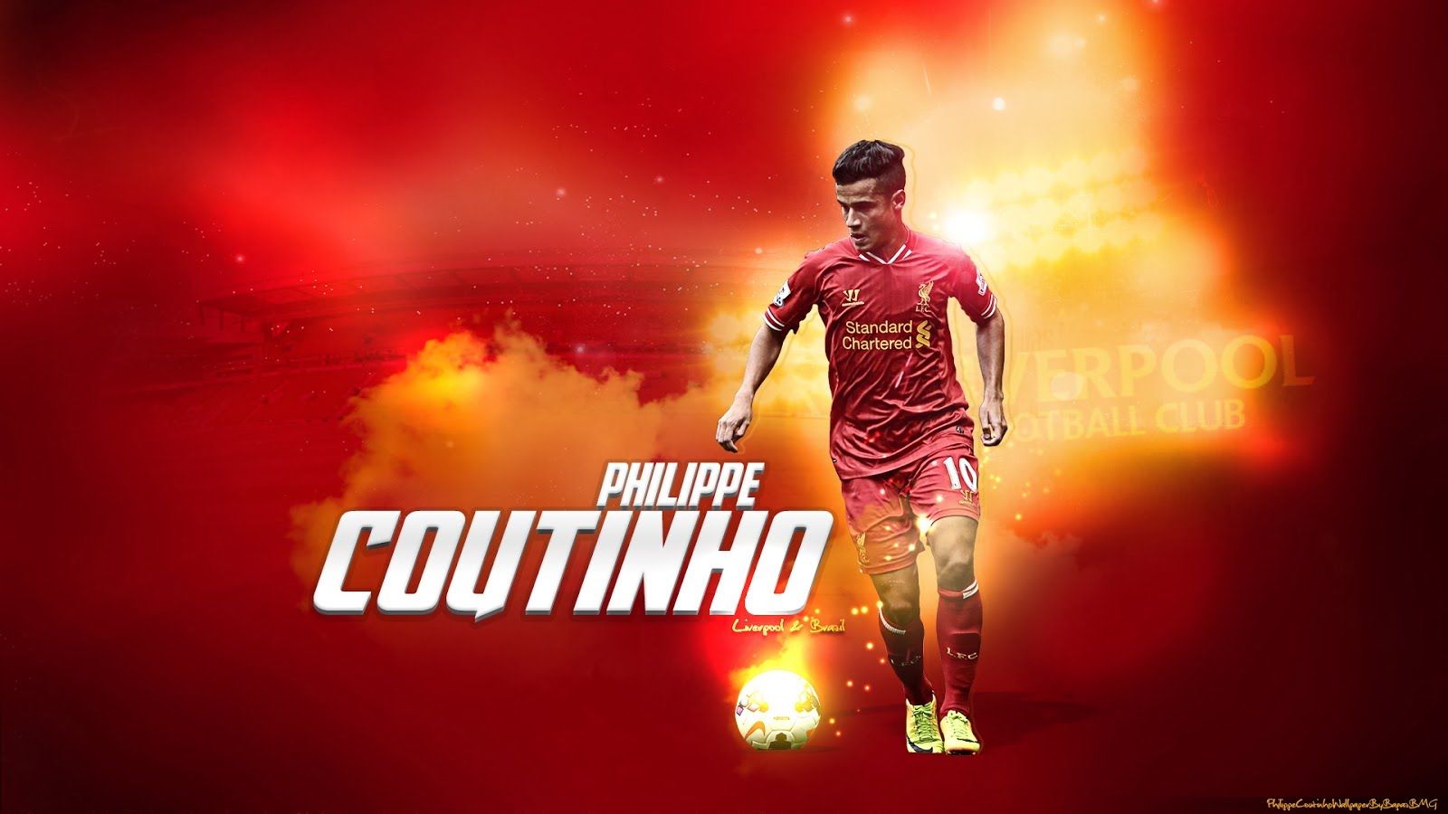 Liverpool Wallpaper 2016 Coutinho - HD Wallpaper 