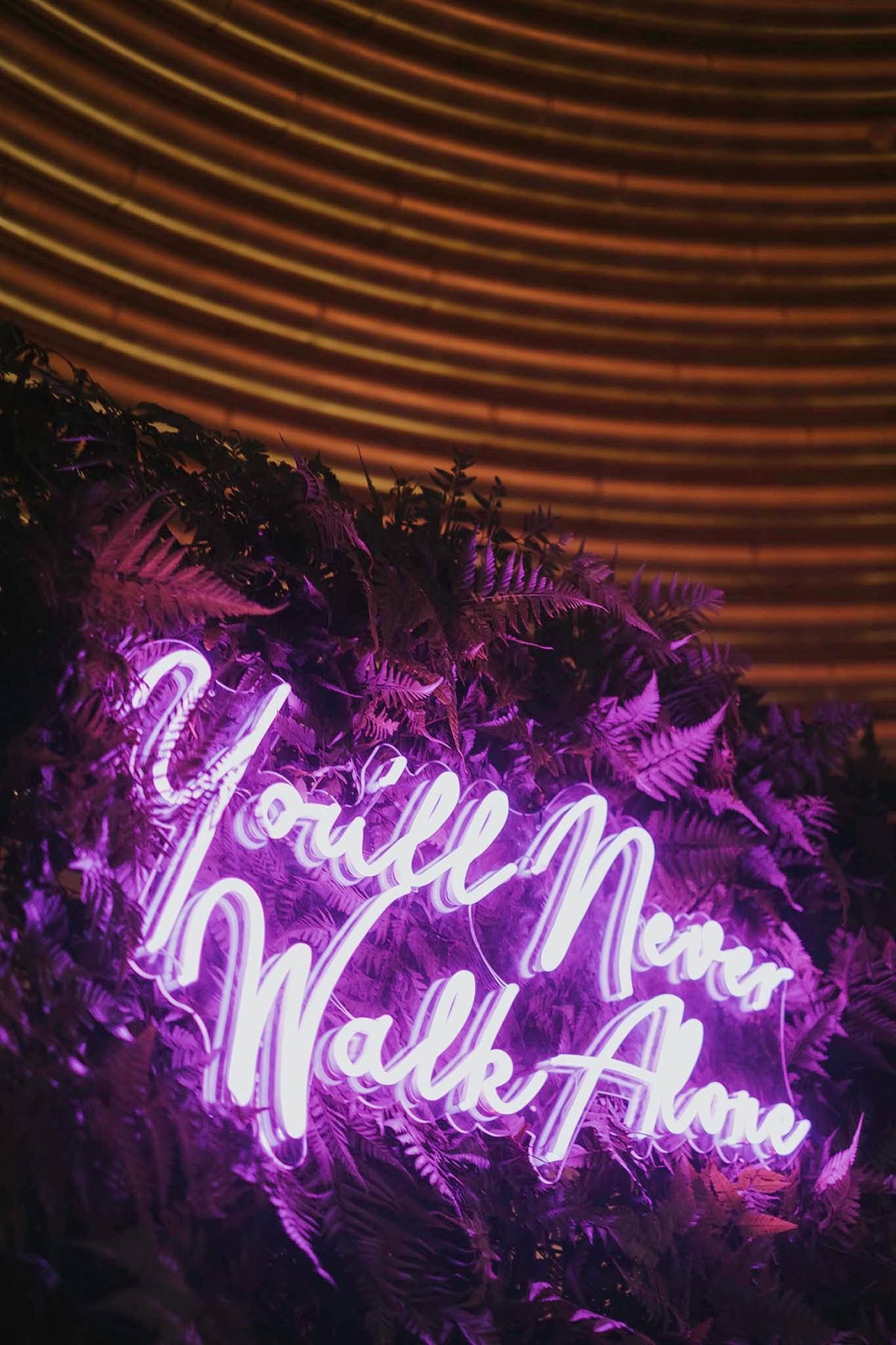 You Ll Never Walk Alone Neon Sign 10x1800 Wallpaper Teahub Io