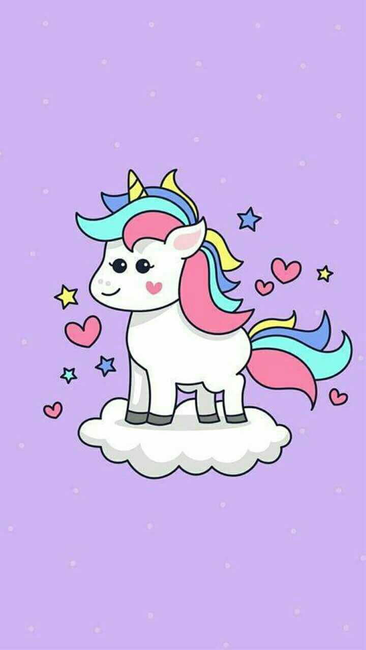Unicorn, Wallpaper, And Art Image - Drawing - HD Wallpaper 