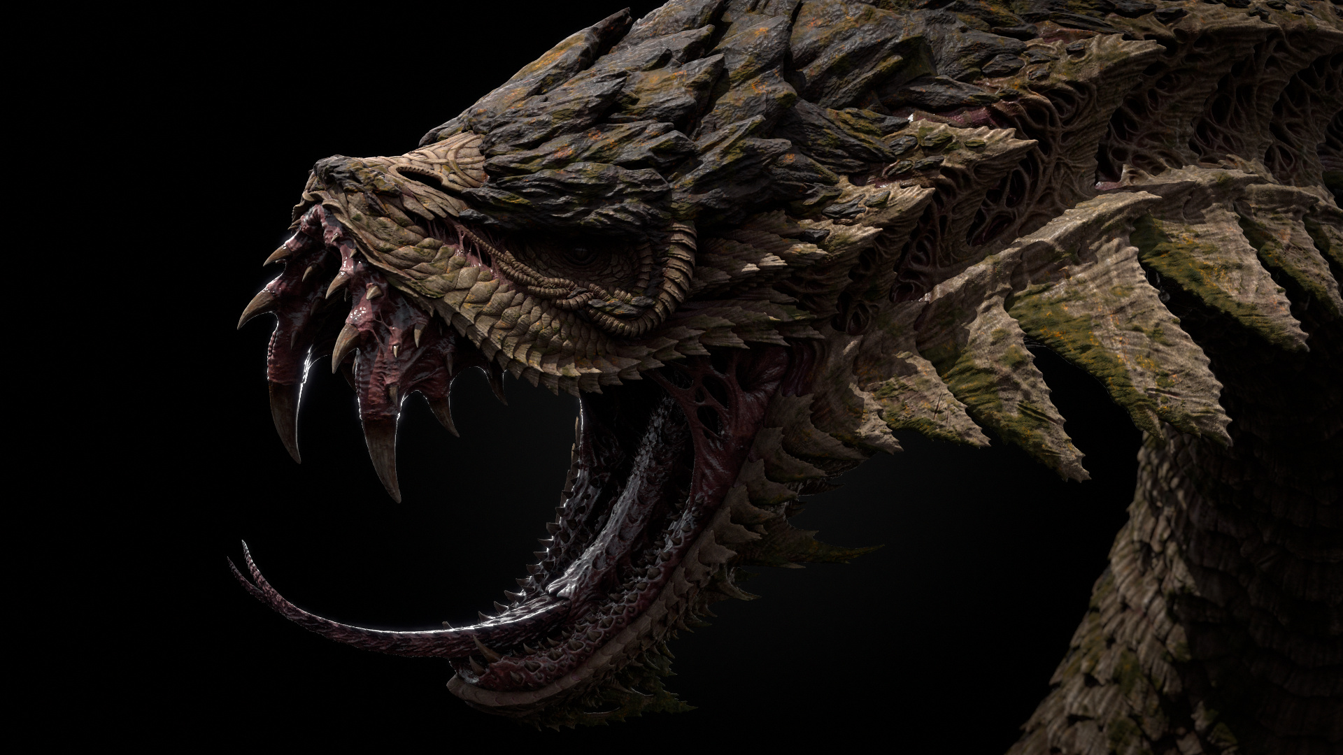 Jormungand Zbrush - HD Wallpaper 