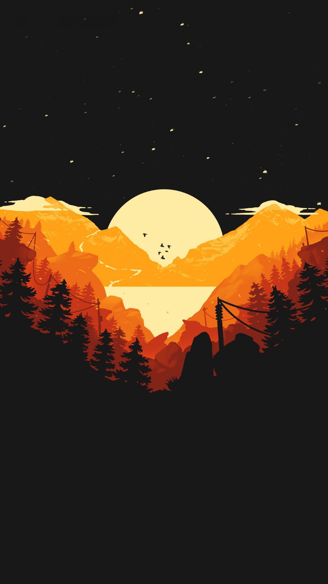 Android, Iphone, Desktop Hd Backgrounds / Wallpapers - Hd Minimalist  Landscape Phone Background - 1080x1920 Wallpaper 