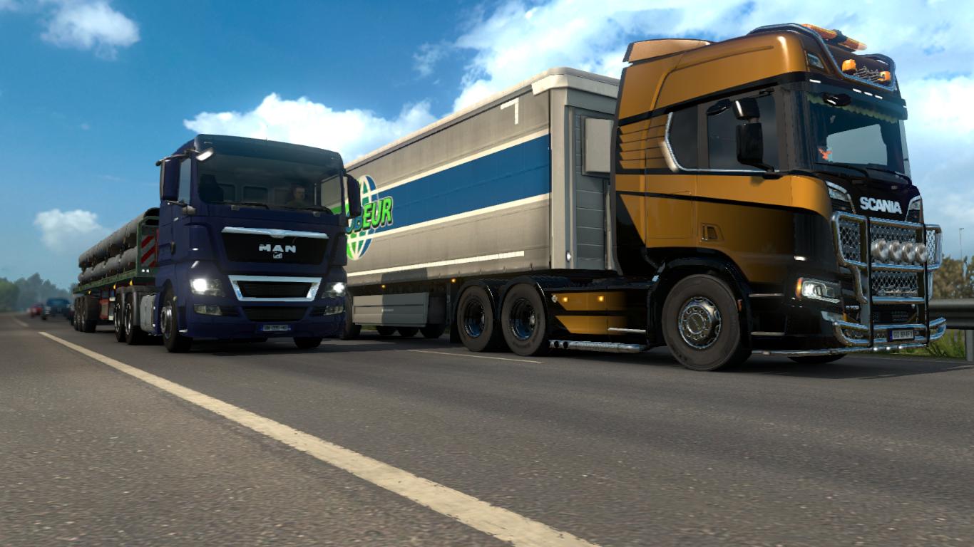 Trailer Truck - HD Wallpaper 