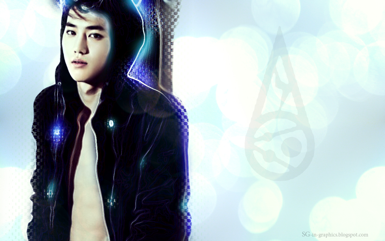 Suho - Latex Clothing - HD Wallpaper 
