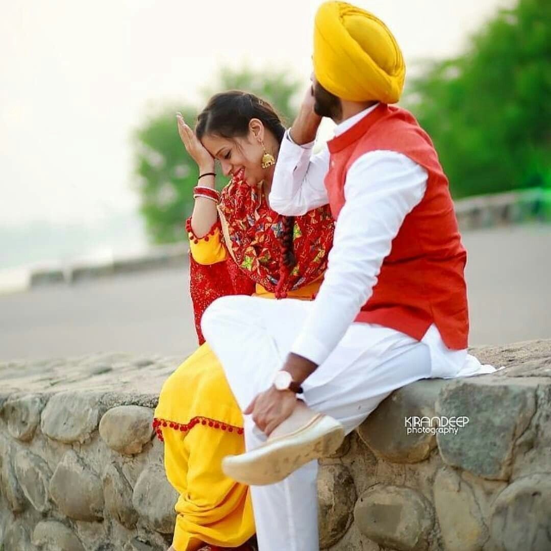 Cute Punjabi Couple Dp - 1080x1080 Wallpaper 