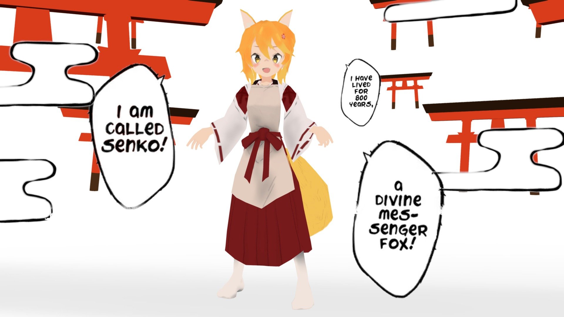 Senko San 3d Model - HD Wallpaper 