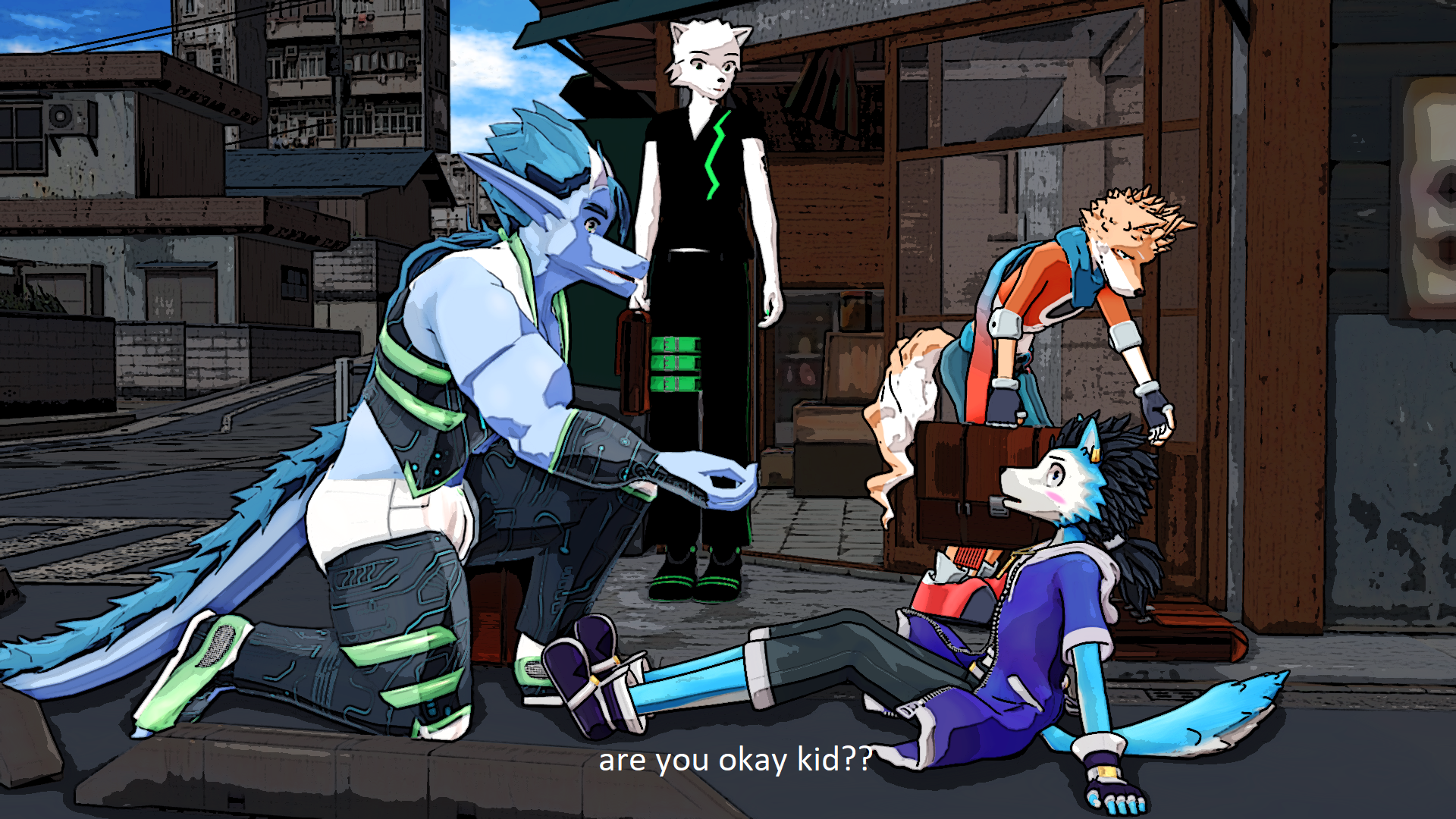 Mmd Furloids Anime Scene - Mmd Furloids - HD Wallpaper 