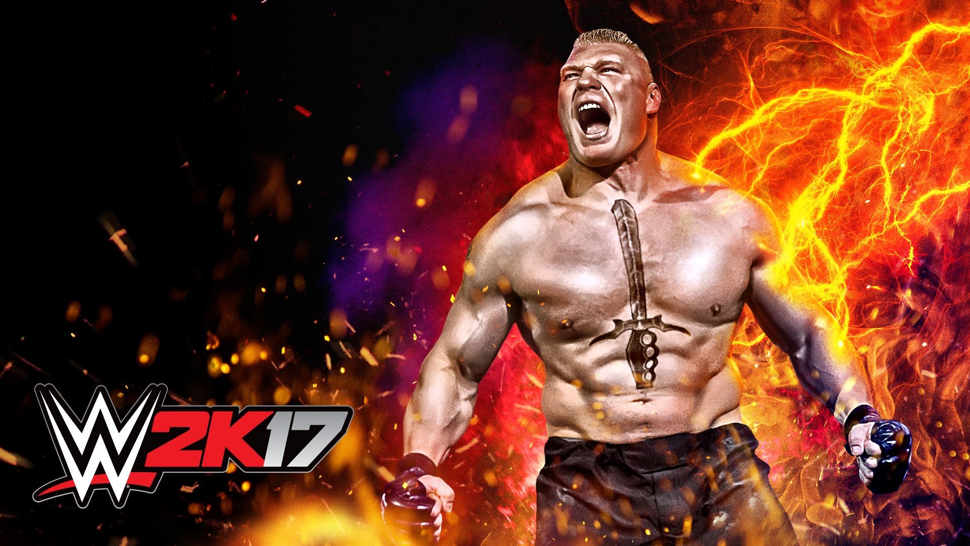 Wwe 2k17 Brock Lesnar Wallpaper - Brock Lesnar Wwe 2k17 - HD Wallpaper 