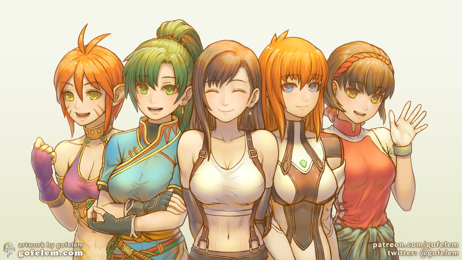 Breath Of Fire 2 Katt Fanart - HD Wallpaper 