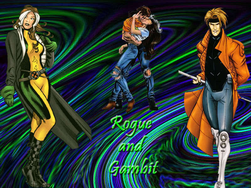 Rogue & Gambit - X Men - HD Wallpaper 