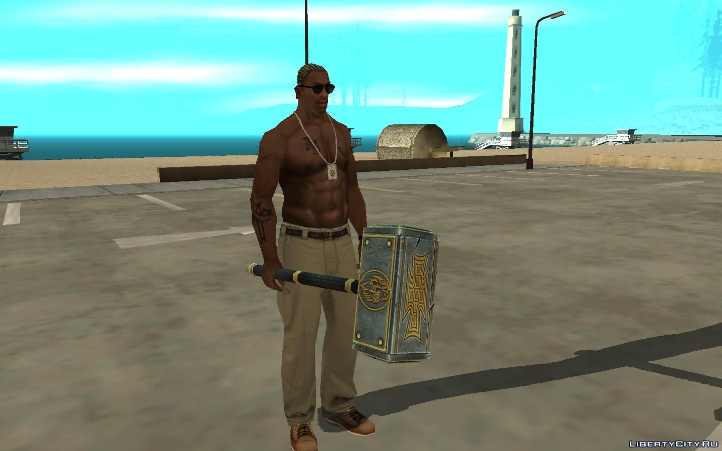 Triple-h Hammer From Wwe Immortals For Gta San Andreas - Vacation - HD Wallpaper 