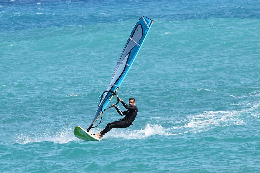 Windsurfing, Surfer, Water, Sea, Sport, Action, Active, - Navy Open Windsurfing Championship - HD Wallpaper 