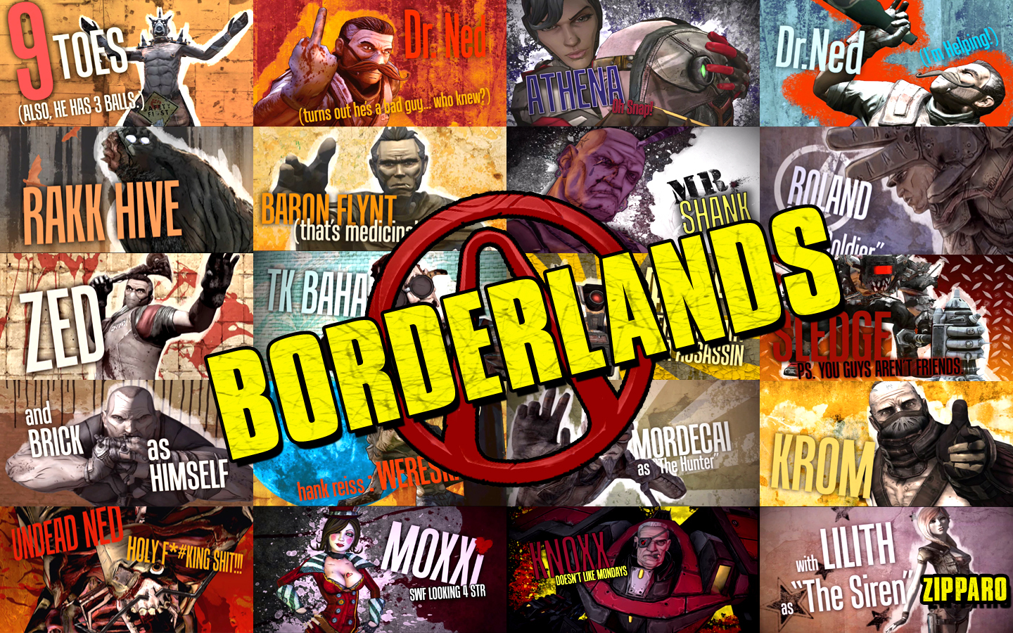 Borderlands All Characters Names - HD Wallpaper 