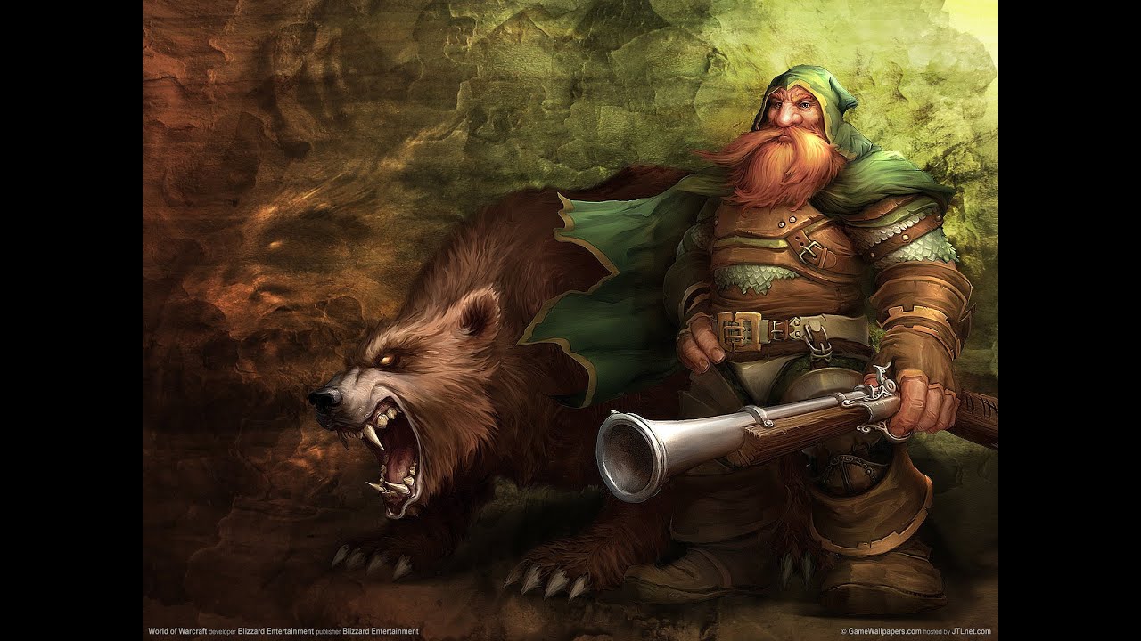 World Of Warcraft Dwarf Bear - HD Wallpaper 