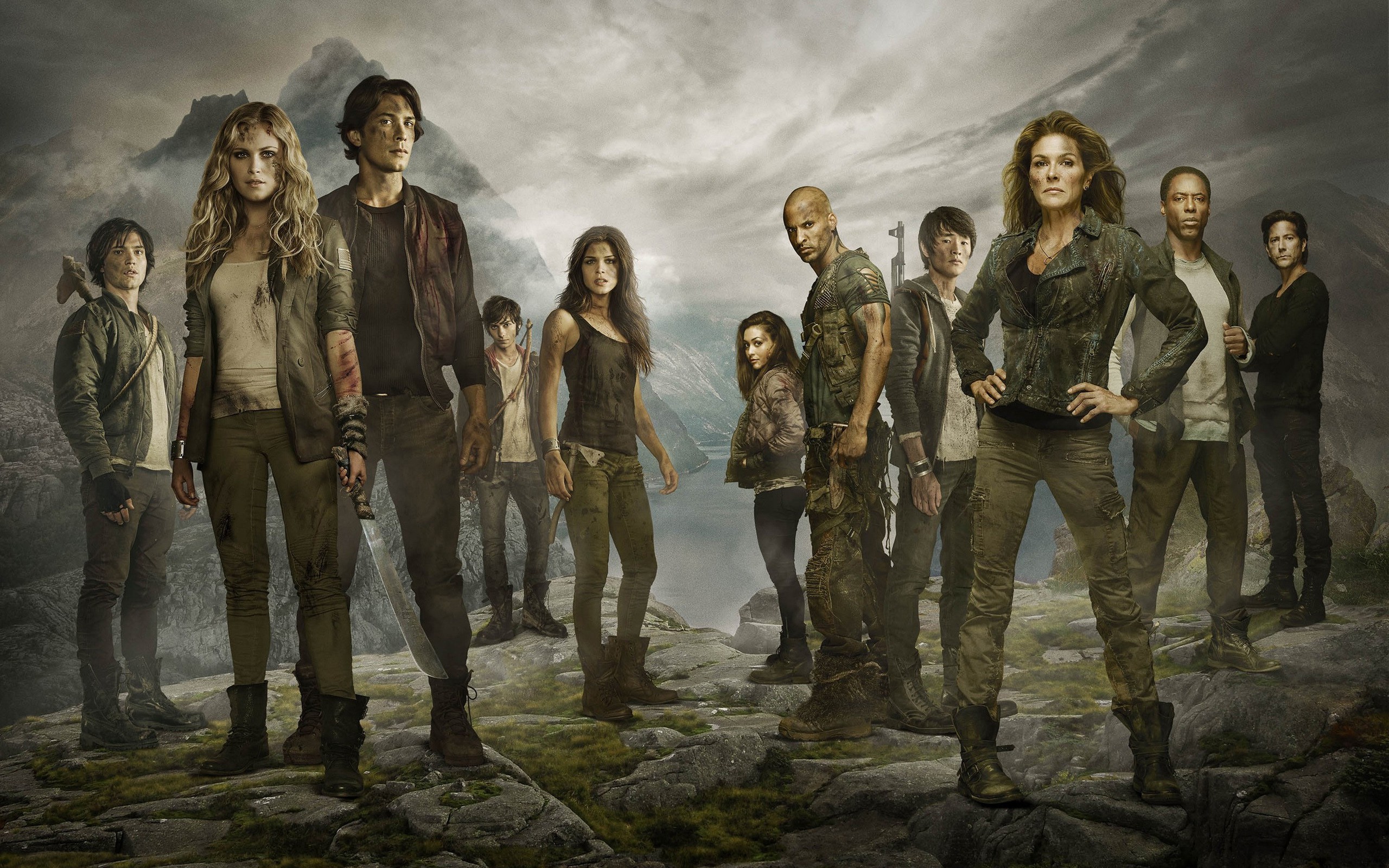 The 100 Tv Series Poster Cast Wallpaper - Hundred Season 1 - HD Wallpaper 