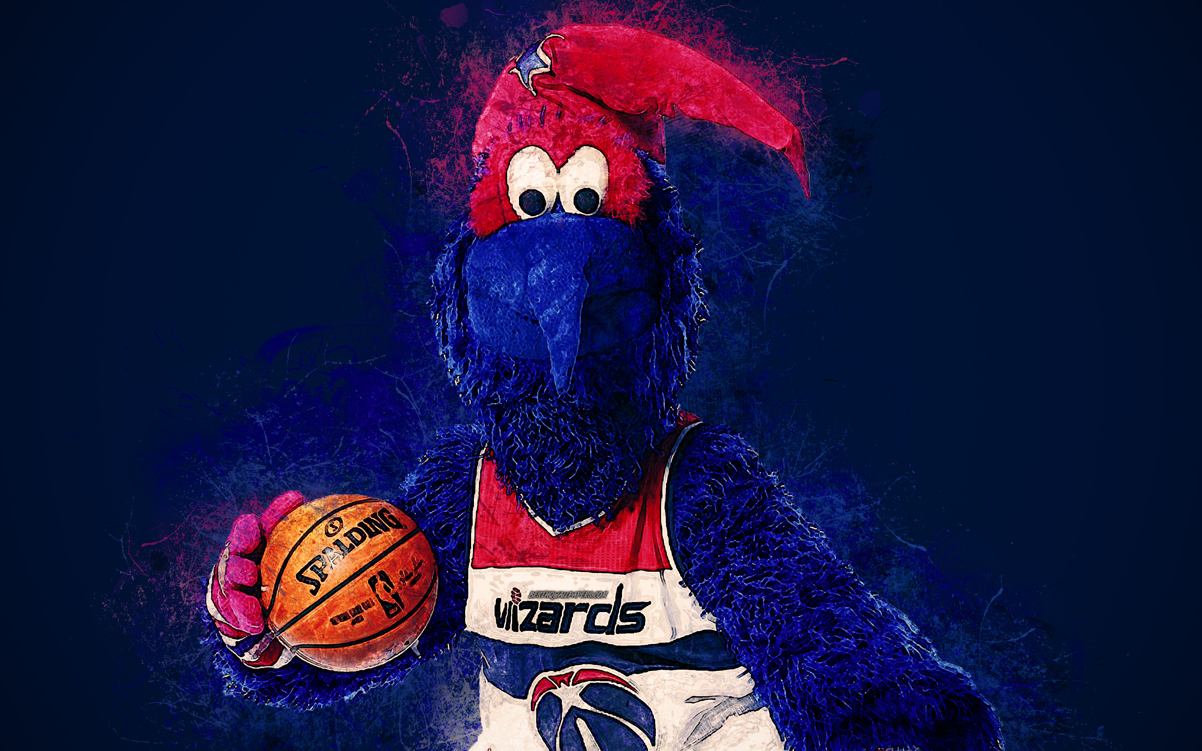 G-wiz, Official Mascot, Washington Wizards, 4k, Art, - Washington Wizards Background Hd - HD Wallpaper 