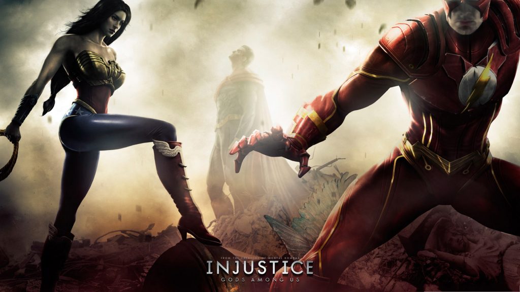 Best Games Wallpaper Injustice Gods Among Us Sexy Wonder - Wonder Woman The Flash - HD Wallpaper 