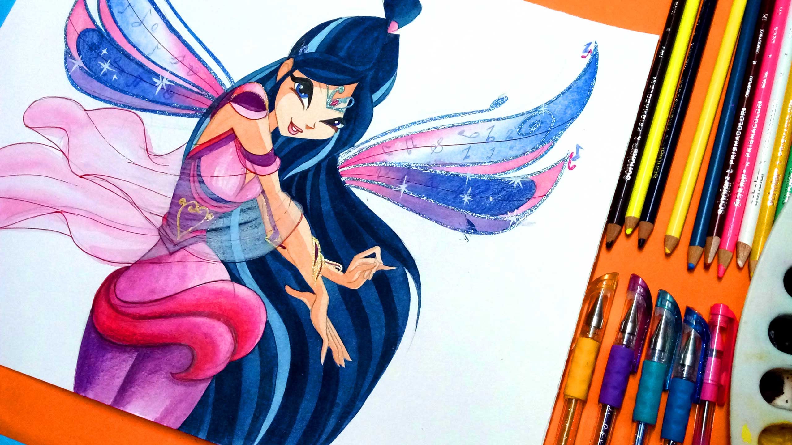 How To Draw Winx Club Musa - Winx Club Musa Drawing - HD Wallpaper 