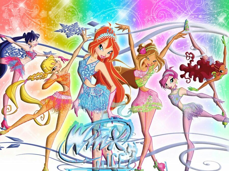 Winx Club Other Fairies On Ice - HD Wallpaper 