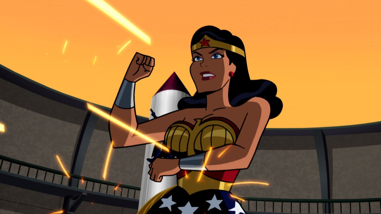 Wonder Woman Cartoon Hd Wallpaper - Wonder Woman's Bracelets Art - HD Wallpaper 