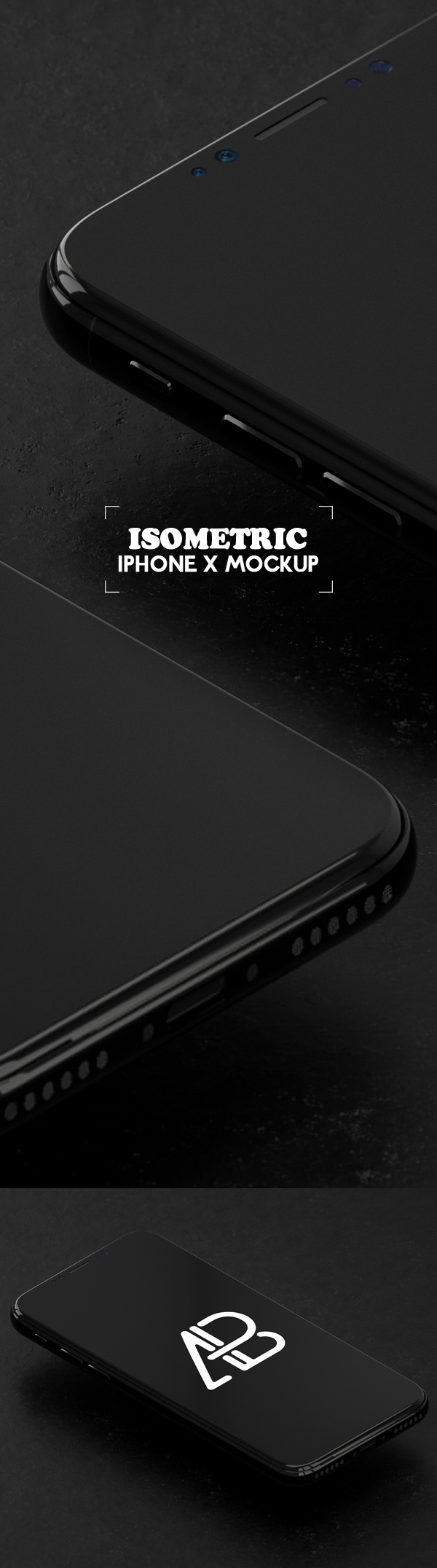 Free Download Iphone X Psd Mockups And Sketch - Monochrome - HD Wallpaper 