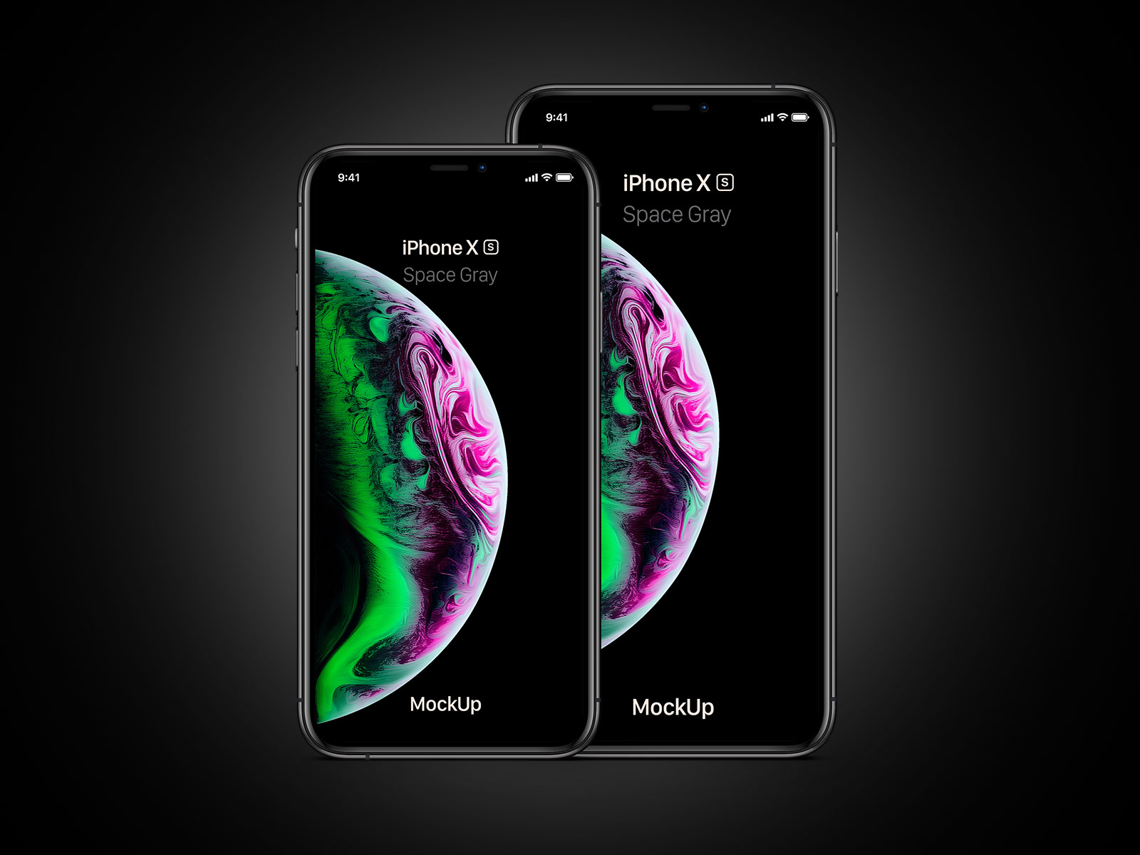 Free Iphone Xs & Xs Max Space Grey Mockup Psd - Iphone Xs Space Grey - HD Wallpaper 