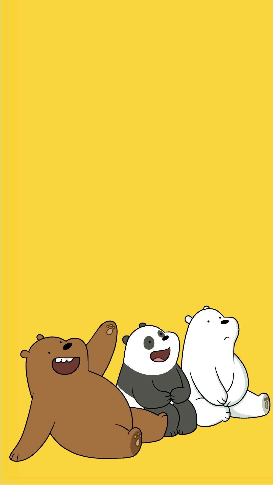 We Bare Bears Yellow - HD Wallpaper 