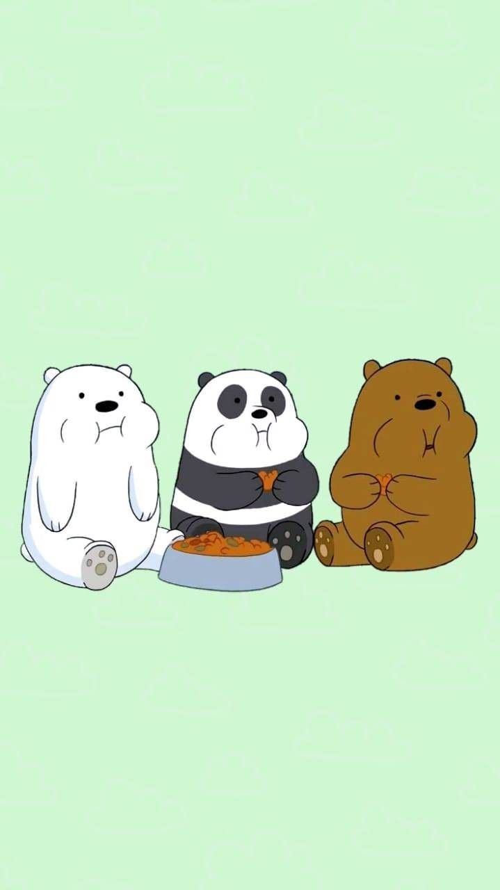 We Bare Bears Wallpaper Green - HD Wallpaper 