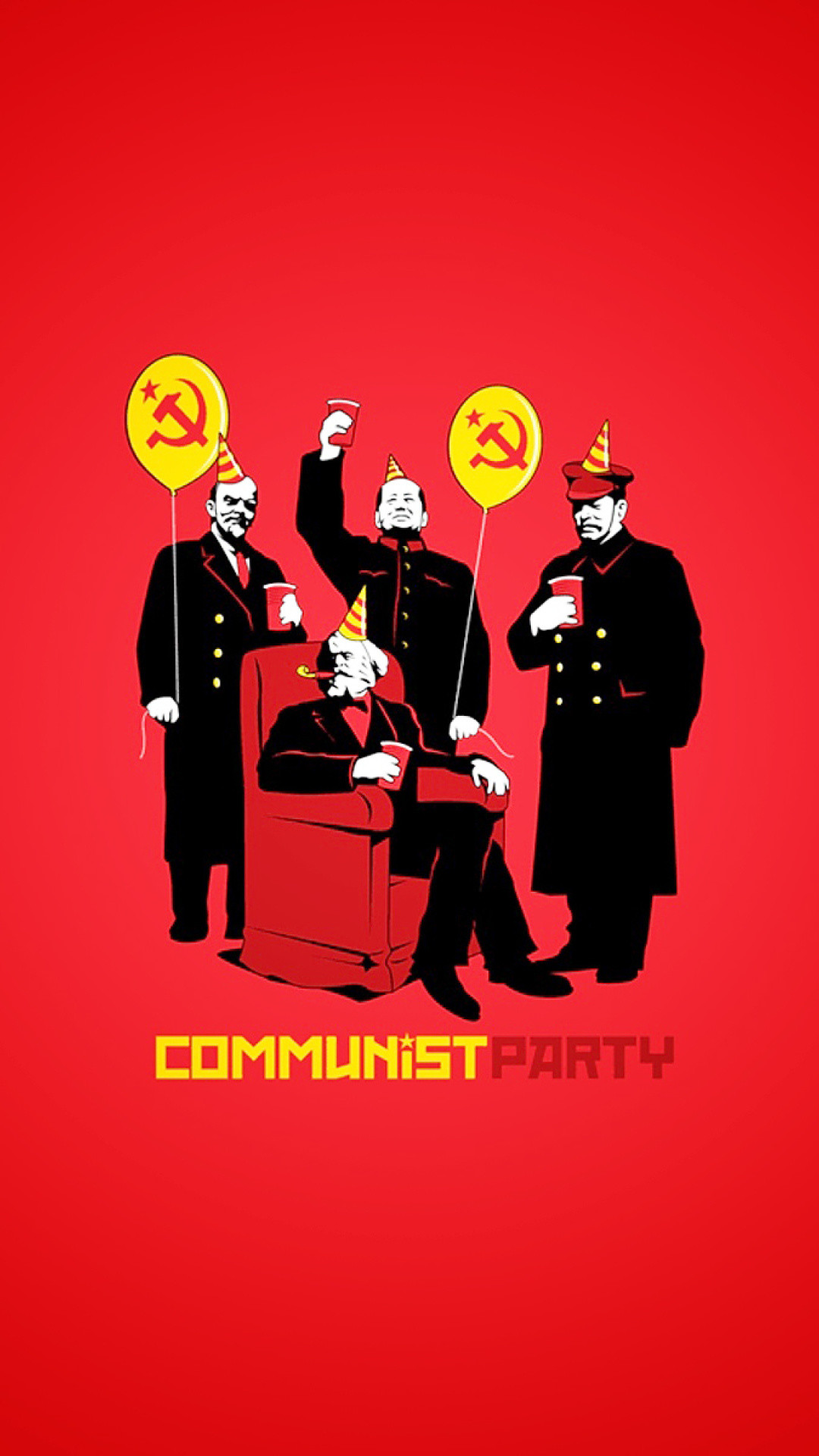 1080x1920, Communism Lenin Karl Marx Mao Zedong Iphone - There Is No Party Like Communist Party - HD Wallpaper 