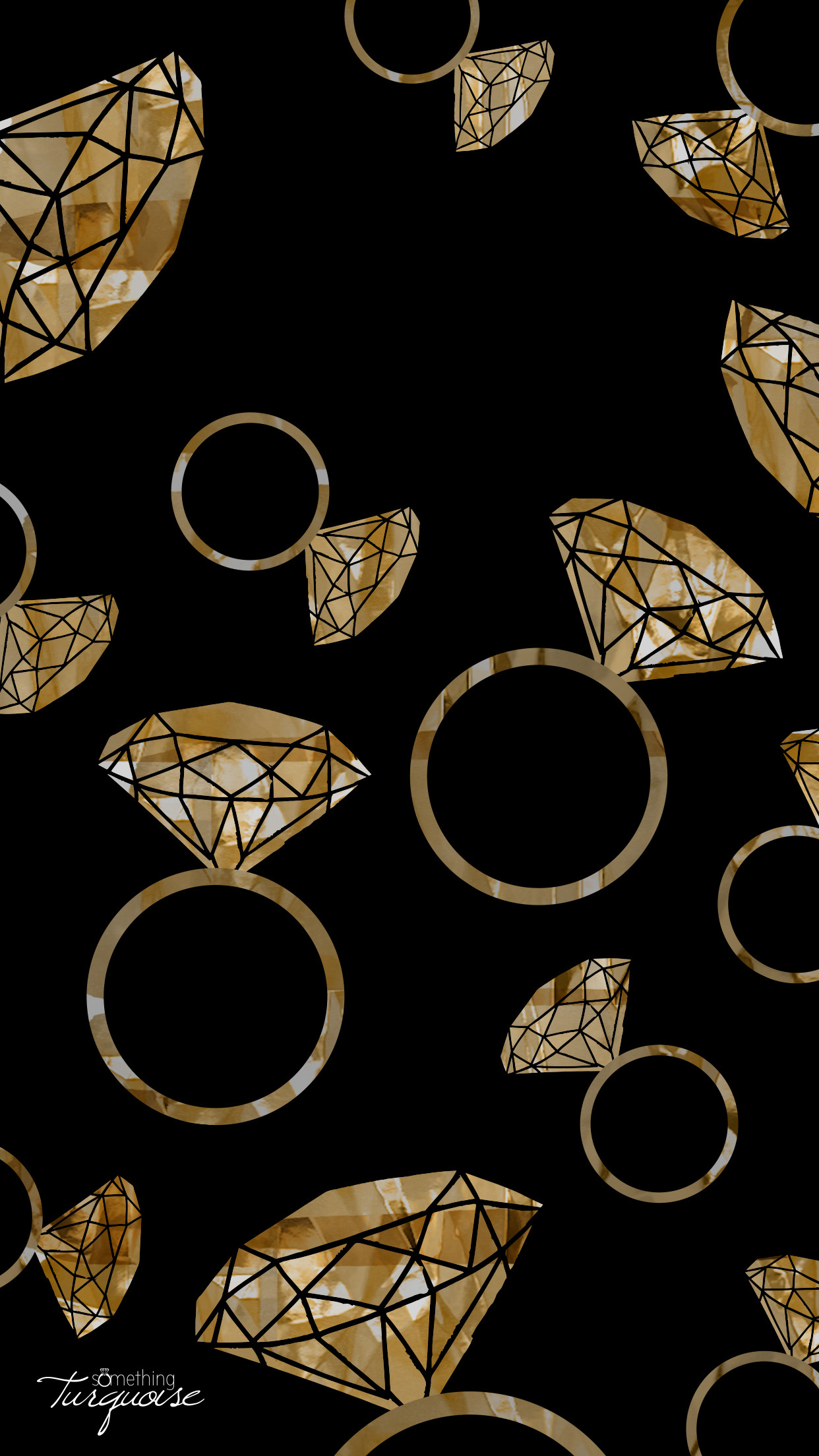Free Gold Diamond Ring Iphone Wallpaper 
 Data-src - Iphone Wallpaper Rings - HD Wallpaper 