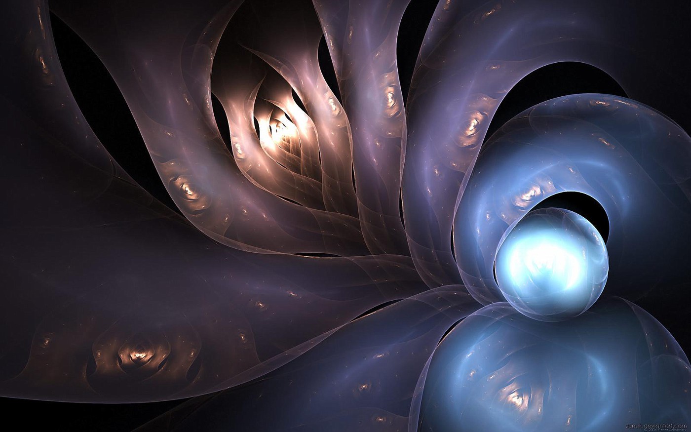 3d Abstract Captivating Images 3d Abstract High Quality - Underwater Fractal - HD Wallpaper 